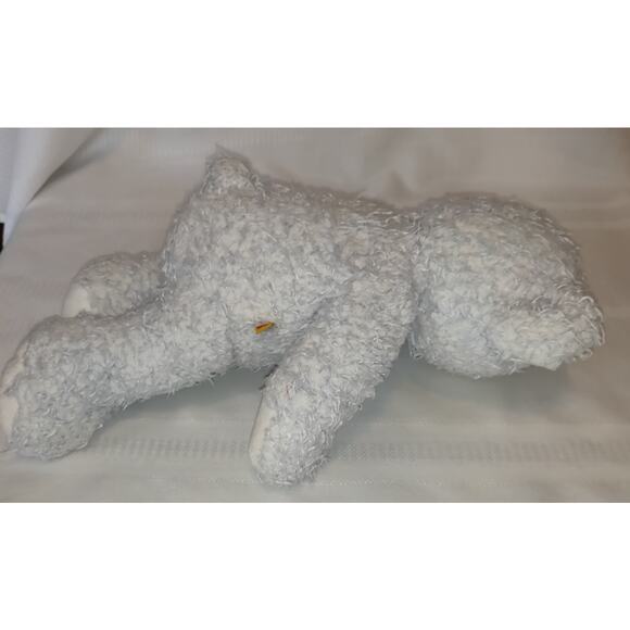 Build A Bear Blue Curly Teddy Bear Plush Stuffed Animal RETIRED Powder Blue 16" - Picture 7 of 16